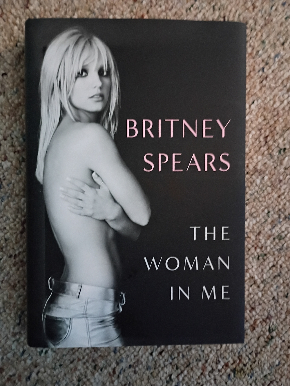 Britney Spears "The Woman in Me" Hardcover Book - Black & Pink